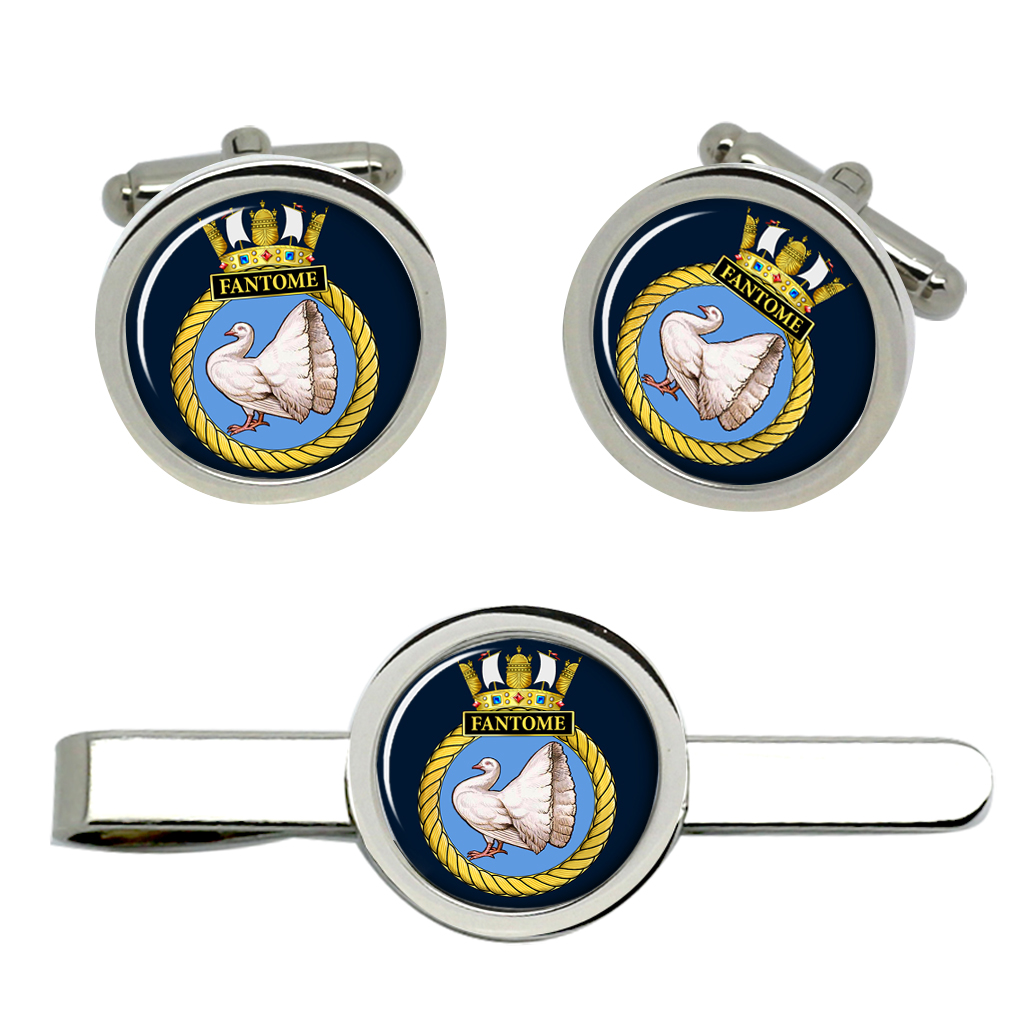 Hms Fantome, Royal Navy Manschettenknpfe Und Krawatte Clip Set