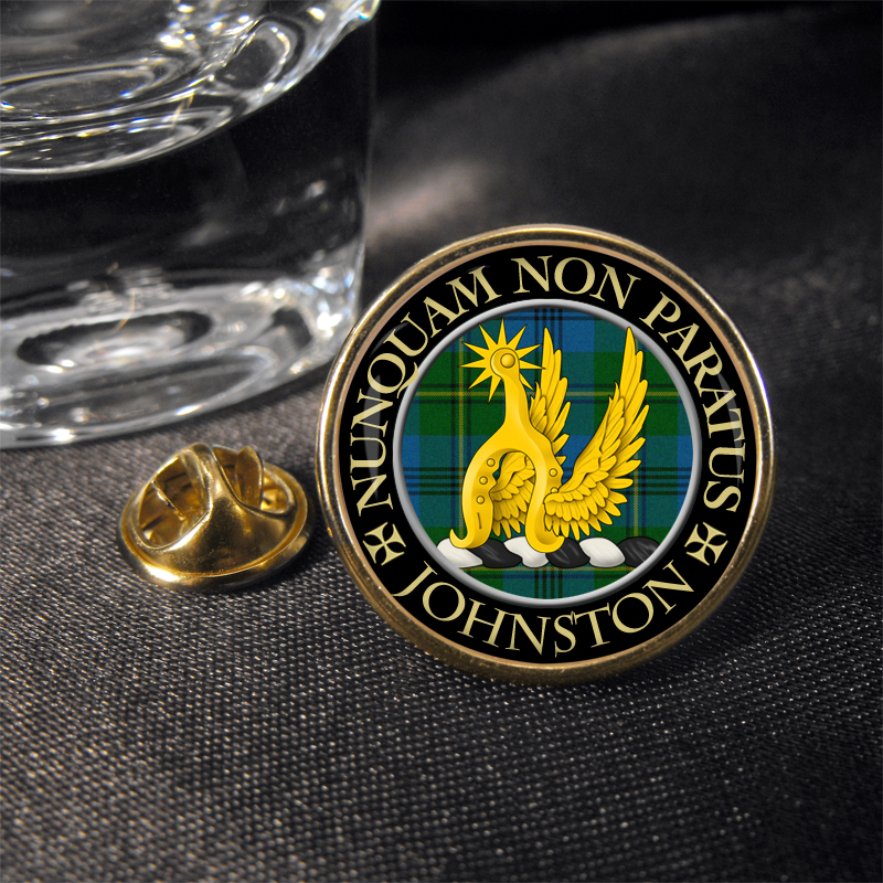 Johnston Scottish Clan Crest Lapel Pin Badge Gift | eBay
